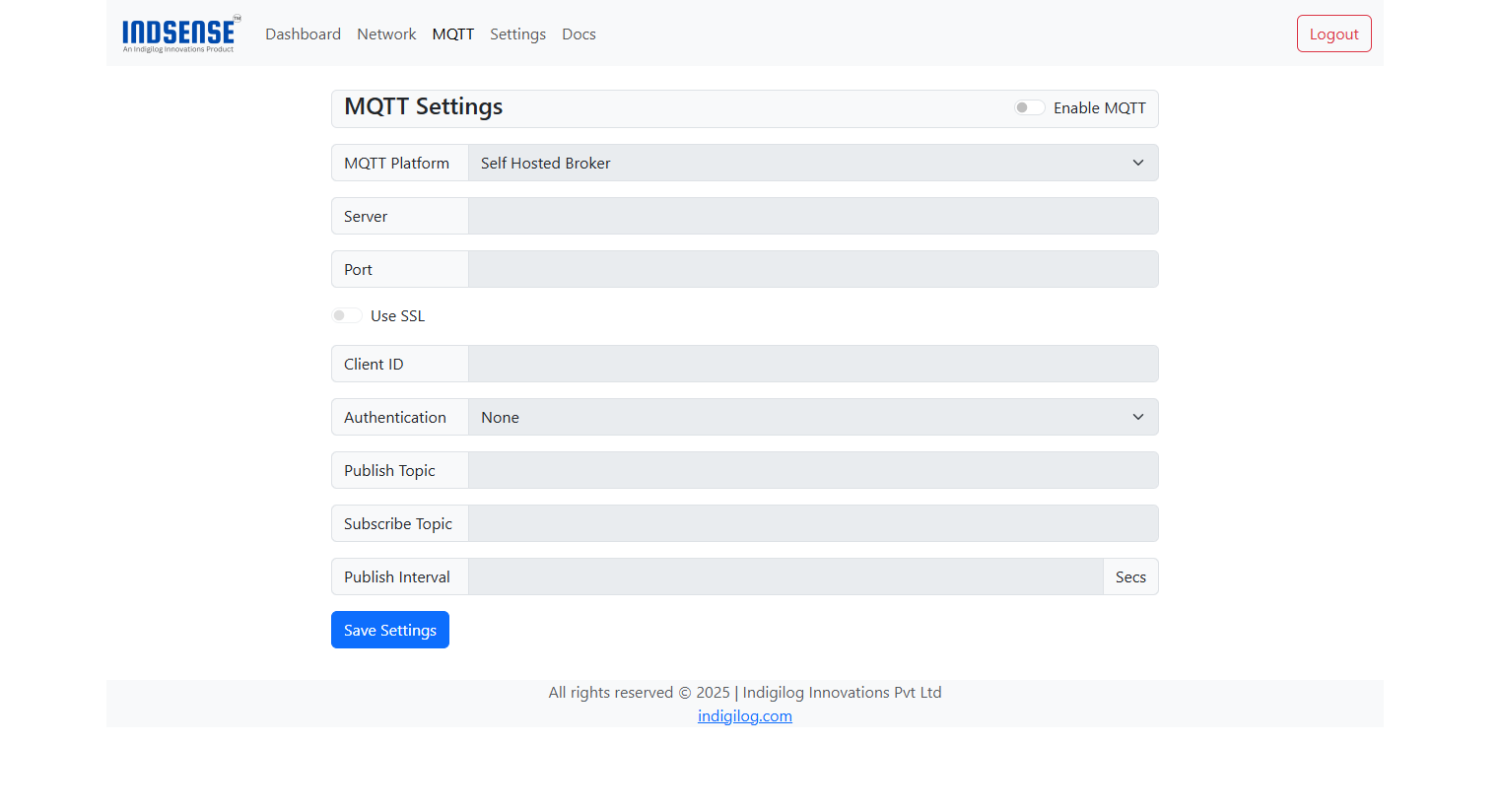 MQTT Page
