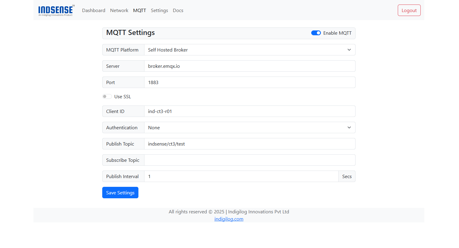 MQTT Connection Test